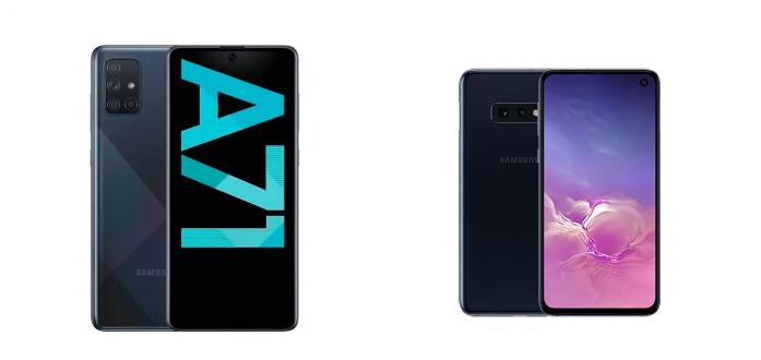 Samsung Galaxy A71 vs Galaxy S10